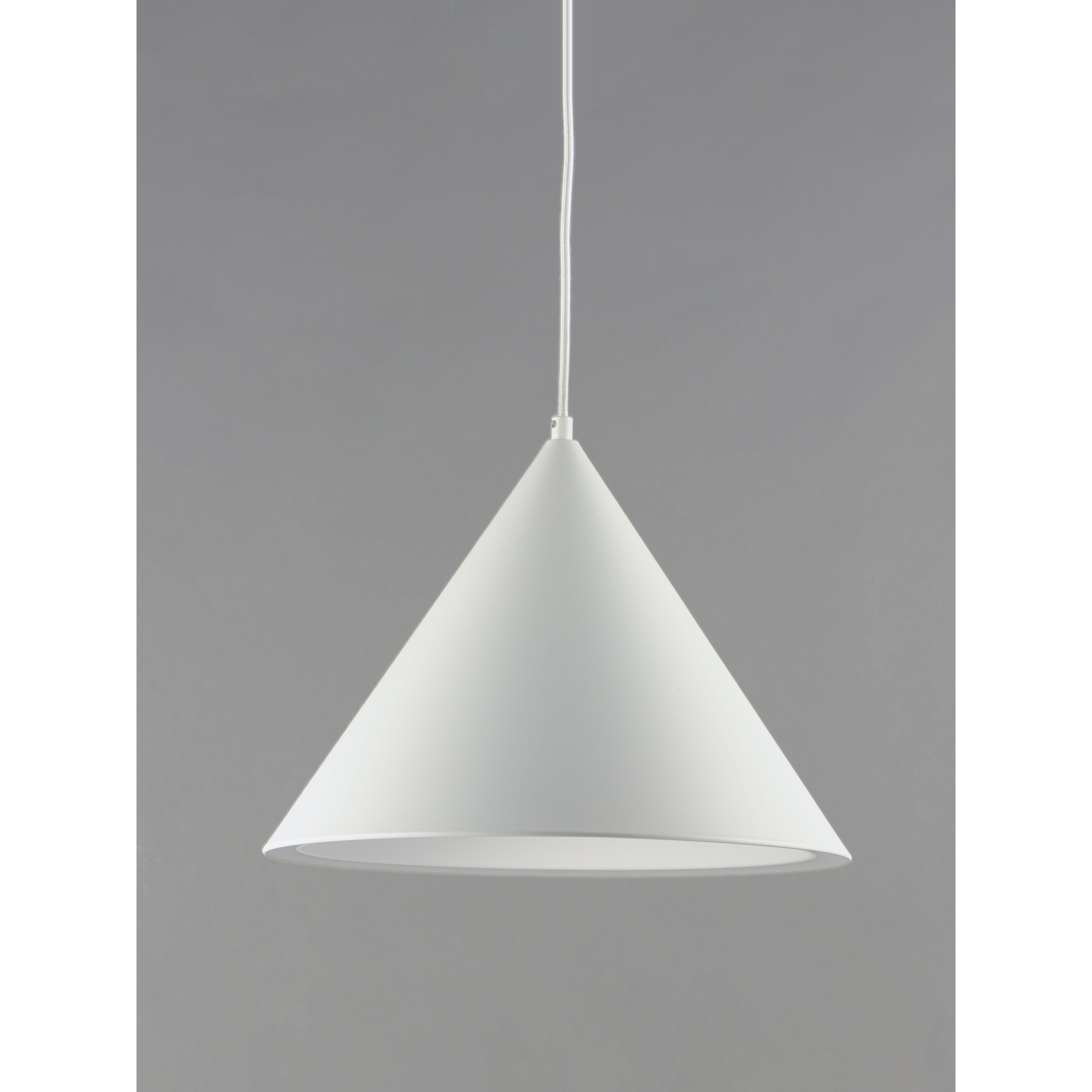 Abyss LED 9.5 inch Matte White Mini Pendant Ceiling Light