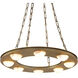 Lorelei LED 28 inch Aged Brass Pendant Ceiling Light
