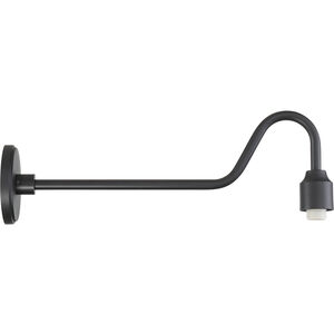 RLM 1 Light 9 inch Coal Outdoor Wall Mount, Great Outdoors
