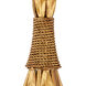 Bette 6 Light 33 inch Grecian Gold Leaf Chandelier Ceiling Light, Bunny Williams Collection