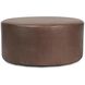 Universal 18 inch Avanti Pecan Round Ottoman with Slipcover
