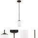 Addison 1 Light 5 inch Oil Rubbed Bronze Pendant Ceiling Light