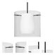 Pahu 12 1 Light Black Stem Pendant Ceiling Light