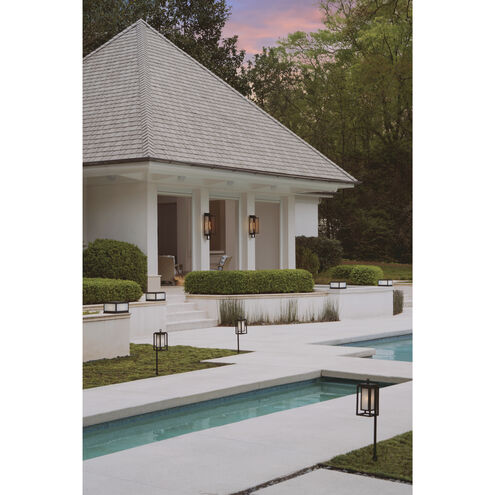 Estate Series Max 2 Light 12 inch Black Outdoor Pier Mount