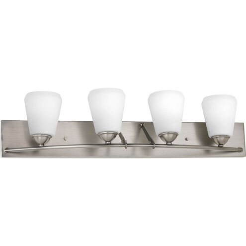 Moments 4 Light 32 inch Antique Nickel Bath Vanity Wall Light