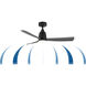 Kute 44 44 inch Dark Bronze with Dark Walnut Blades Ceiling Fan in 3
