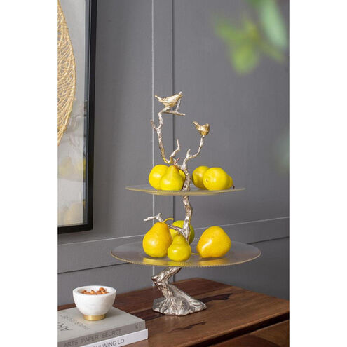 Atelier 15.5 X 15.5 inch Silver and Gold Plates