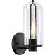 Skylar 1 Light 5.25 inch Matte Black Wall Sconce Wall Light