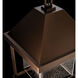 Dorset 1 Light 14.6 inch Coastal Bronze Outdoor Hanging Lantern in Seeded Clear