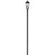 Gannon 3 Light 144.75 inch Black Outdoor Post Mounted Fixture