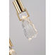Canada 7 Light 16 inch Brushed Gold Chandelier Ceiling Light