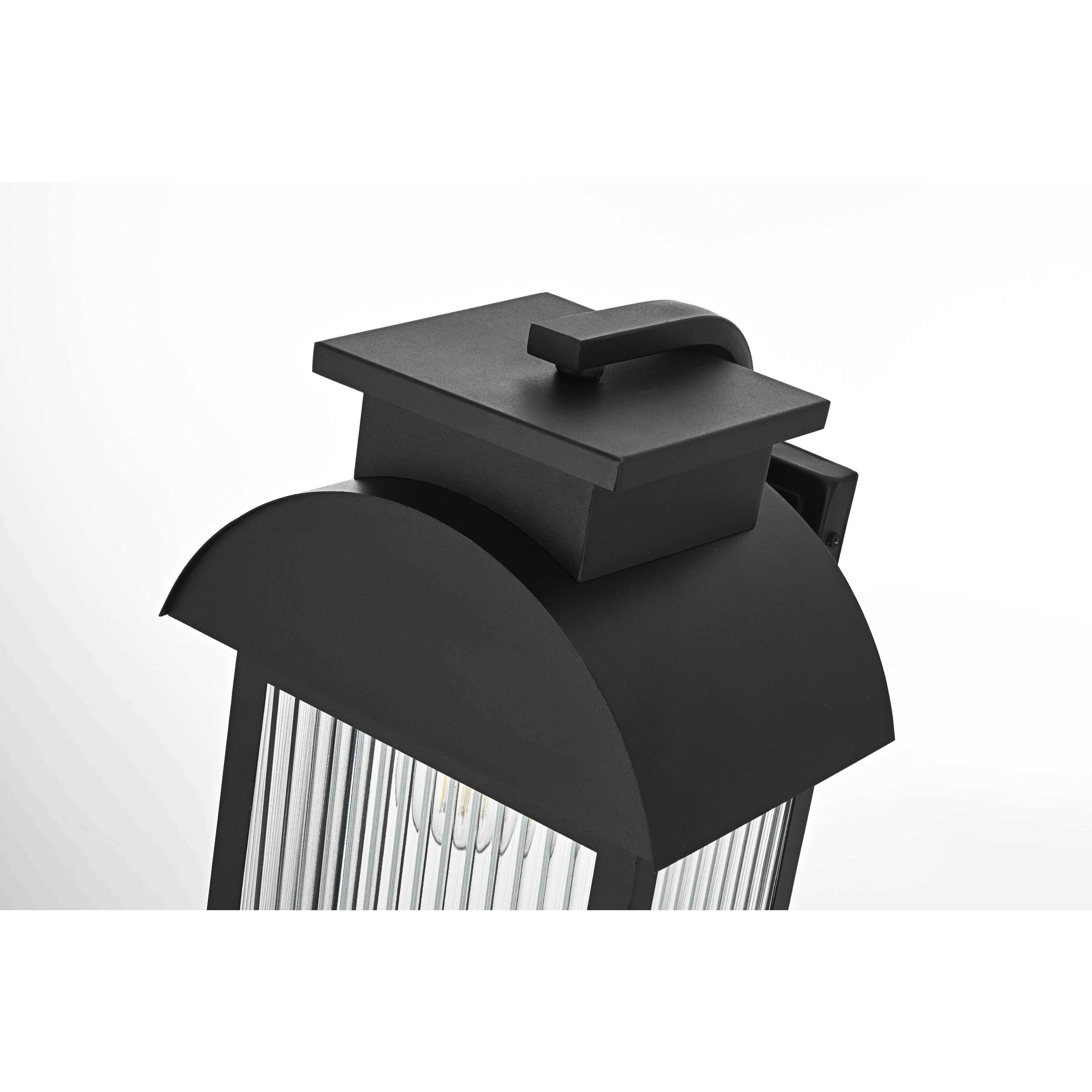 Albert 1 Light 18.5 inch Black Outdoor Wall Sconce