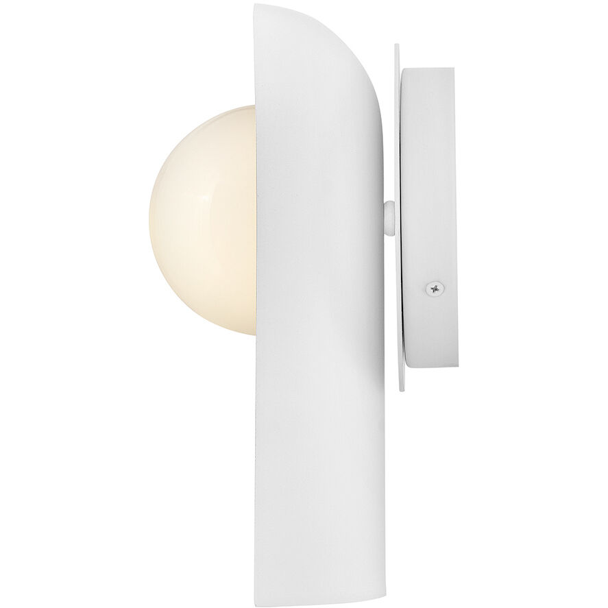 Zuri Sconce Wall Light in Satin Off-White