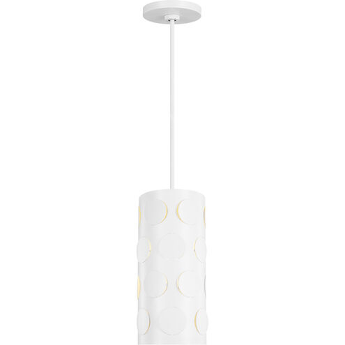 kate spade new york Dottie 1 Light 7.13 inch Matte White Pendant Ceiling Light