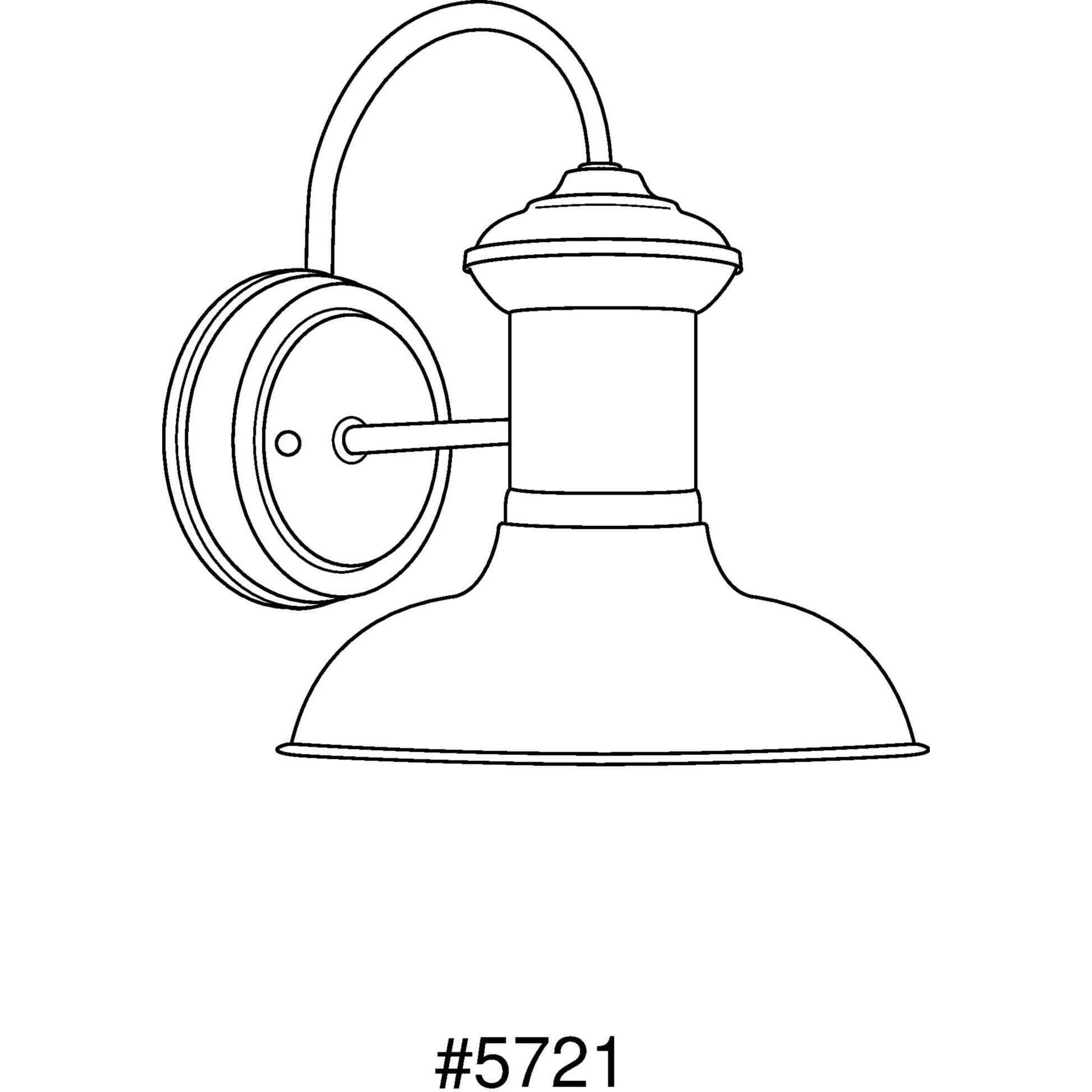 Brookside 1 Light 10 inch Gilded Iron Outdoor Wall Lantern, Small