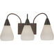 Homestead 5 Light 18 inch Matte Black Semi-Flush Mount Ceiling Light