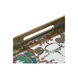 Moroccan Gold/Green/Red Decorative Tray