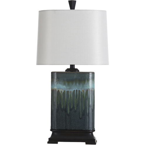 Signature 32 inch 100 watt Blue Table Lamp Portable Light