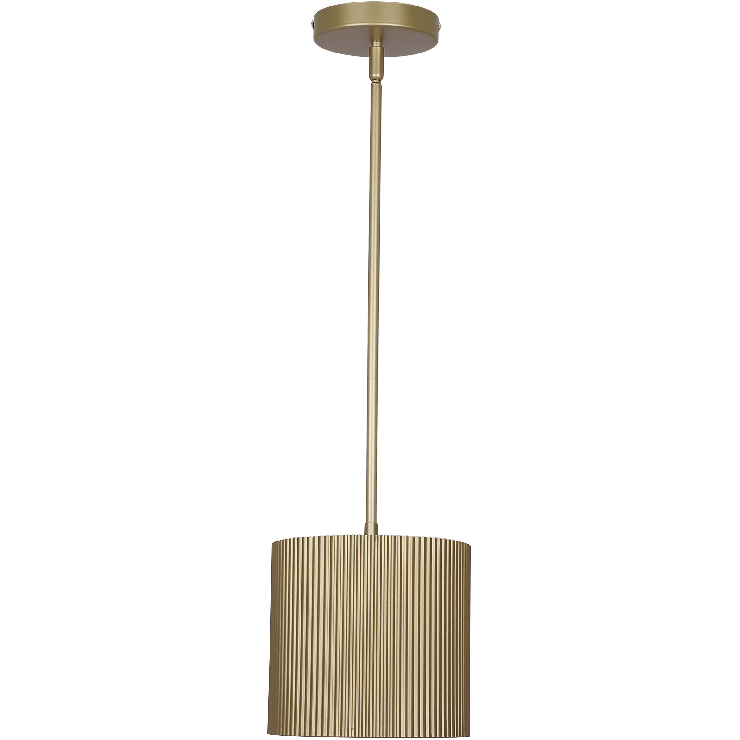 Scarlett 1 Light 8 inch Gold Pendant Ceiling Light