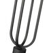 Leland LED 23 inch Sand Black Outdoor Pier Mounted Fixture