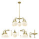 Beacon 5 Light 24 inch Brushed Brass Chandelier Ceiling Light