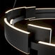 Keefe LED 31.5 inch Black Pendant Ceiling Light