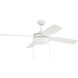 Laval 52 inch Matte White Ceiling Fan