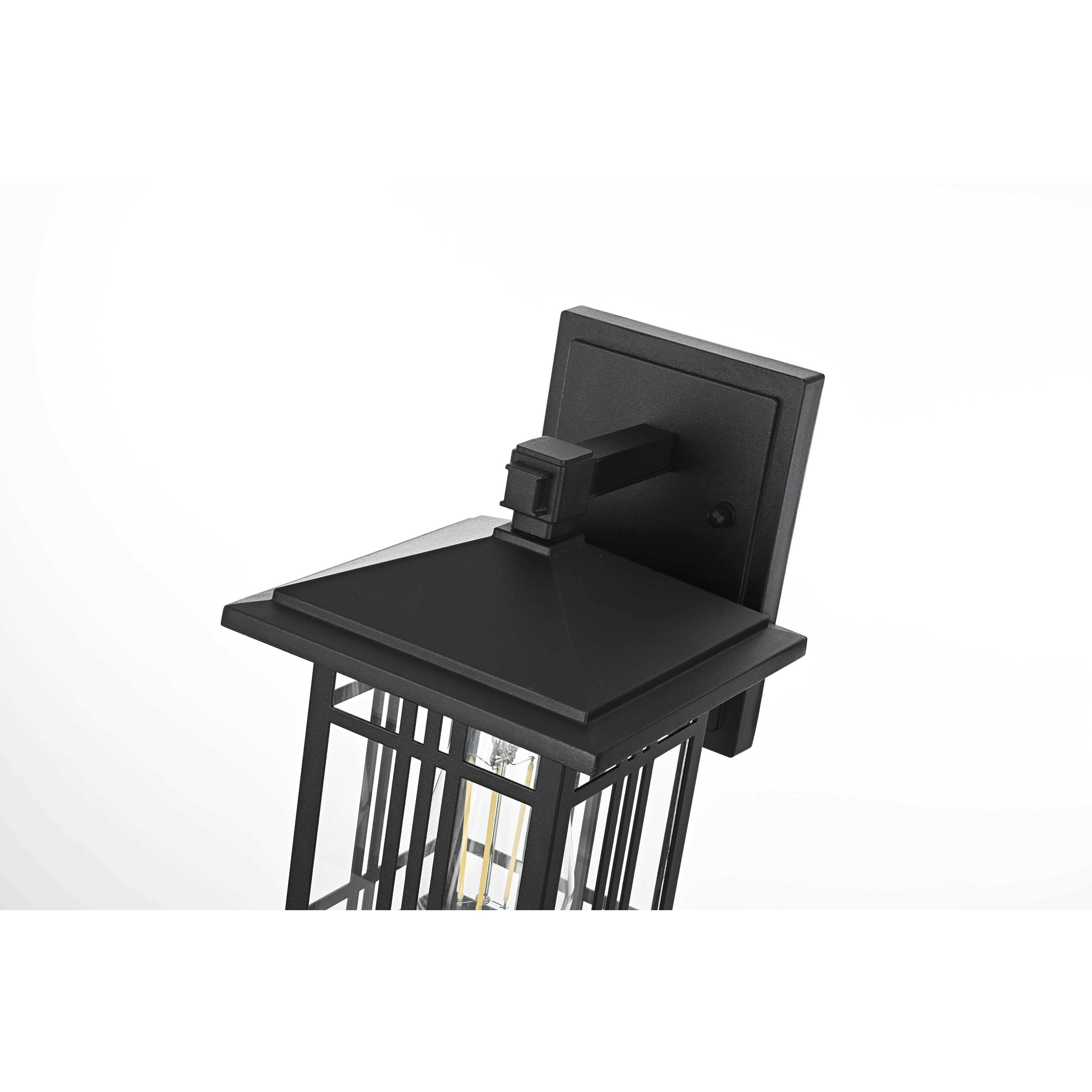 Harley 1 Light 10 inch Black Outdoor Wall Sconce