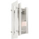 Utrecht 1 Light 14 inch Brushed Nickel Accents Outdoor Wall Lantern