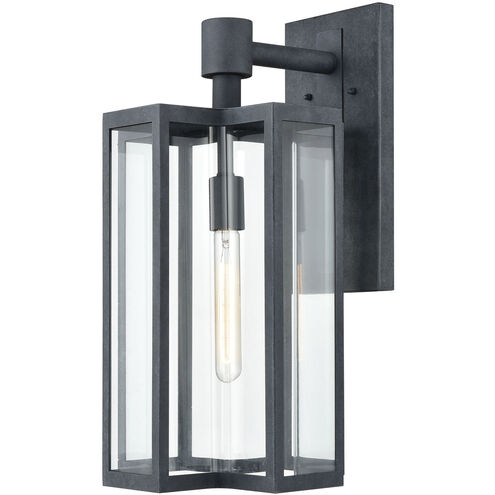 Greenock Ln 1 Light 20 inch Aged Zinc Outdoor Wall Sconce