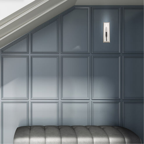 Beckett 1 Light 5 inch Brushed Nickel & Black ADA ADA Wall Sconce Wall Light