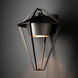 Stellar 1 Light 18.5 inch Coastal Oil Rubbed Bronze/Coastal Burnished Steel Outdoor Sconce, Small