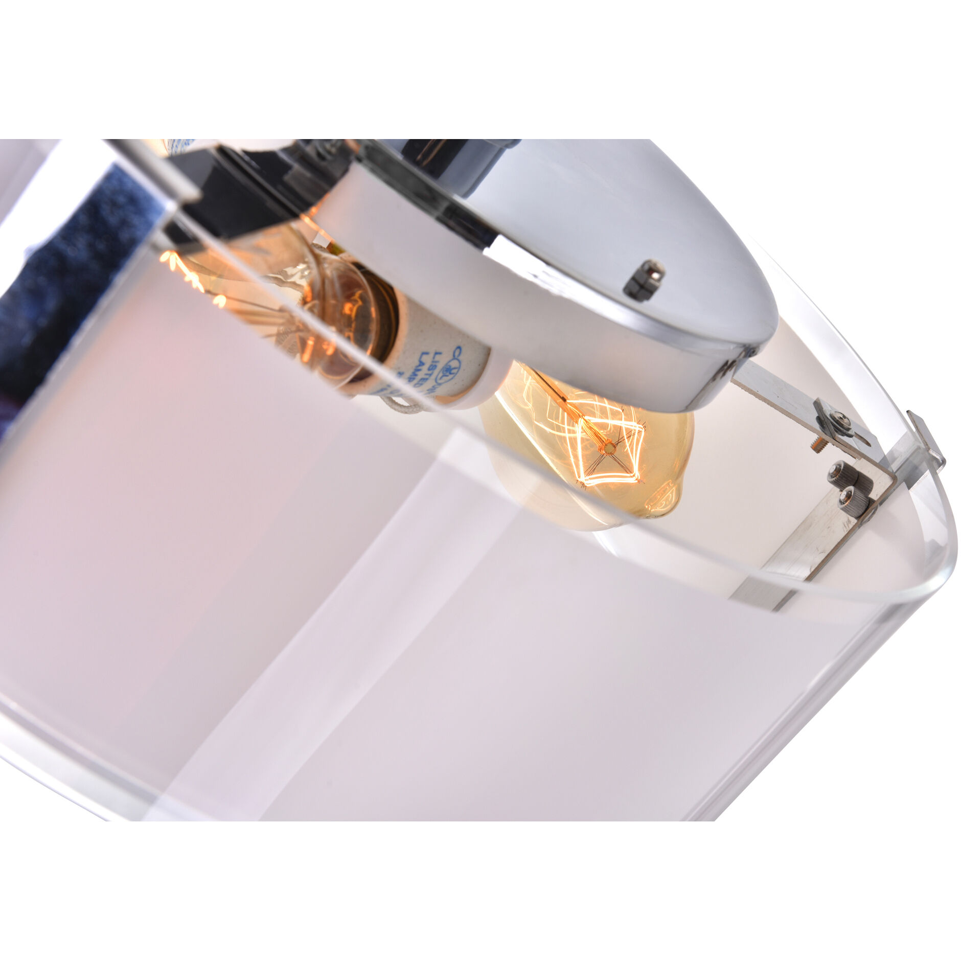 Lucie 4 Light 17 inch Chrome Drum Shade Chandelier Ceiling Light