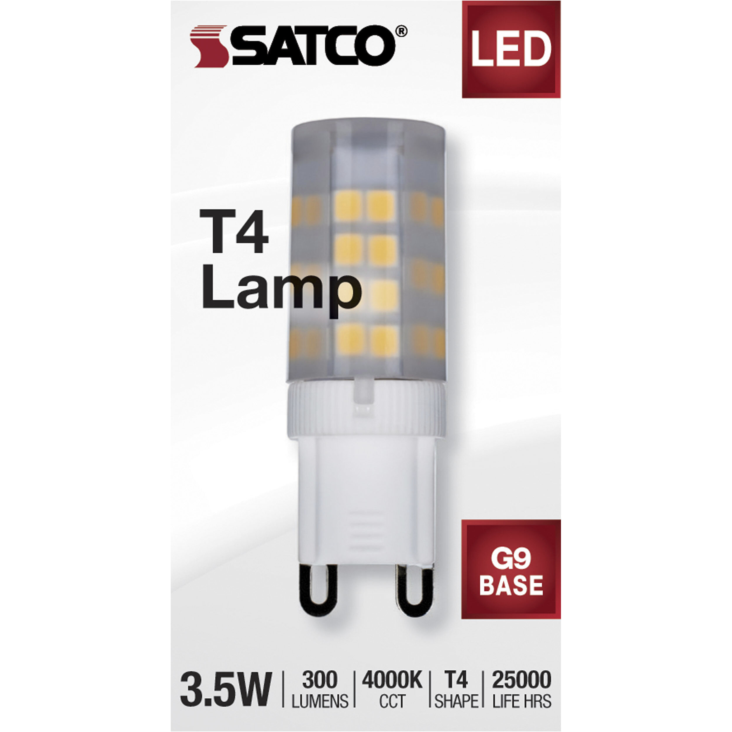 Lumos LED JCD LED G9 Double Loop 3.5 watt 4000K Mini and Pin-Based LED