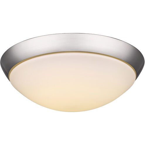 FM LED 15 inch Satin Nickel Flushmount Ceiling Light