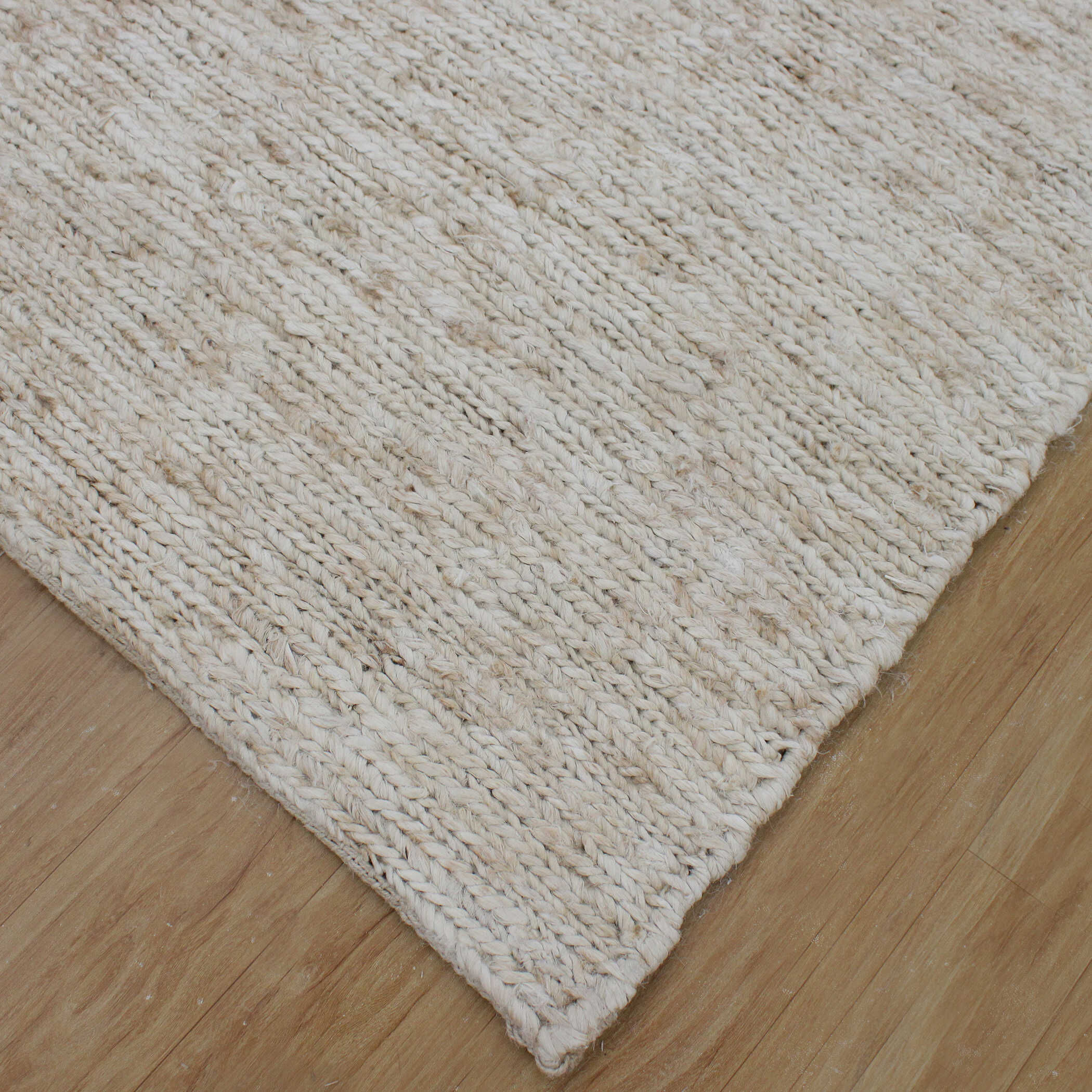 Makula 108 X 72 inch Ivory Jute Rug, 6ft x 9ft