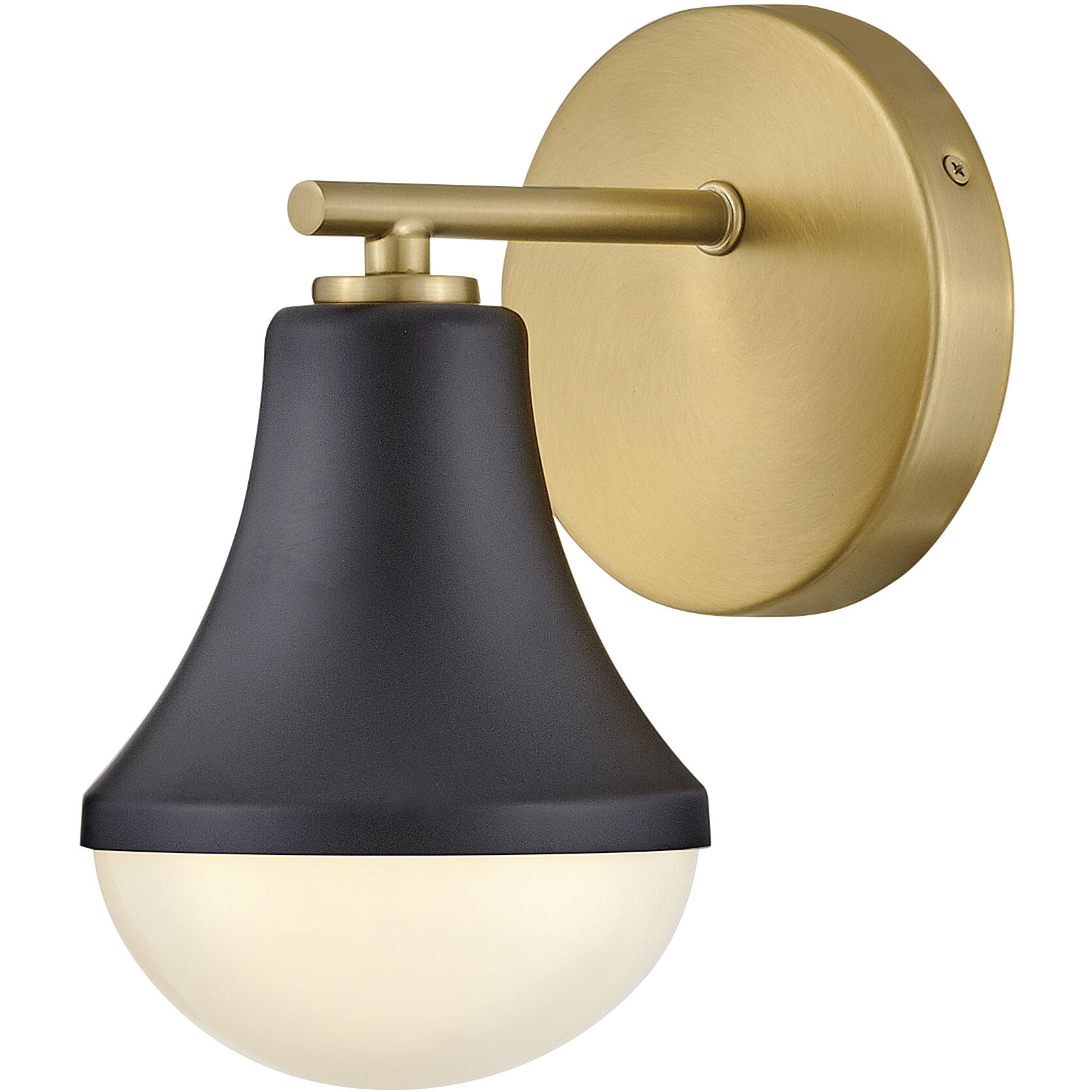 Haddie LED 7.25 inch Black Bath Light Wall Light