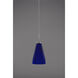 Zara 1 Light 4 inch Matte Chrome Pendant Ceiling Light