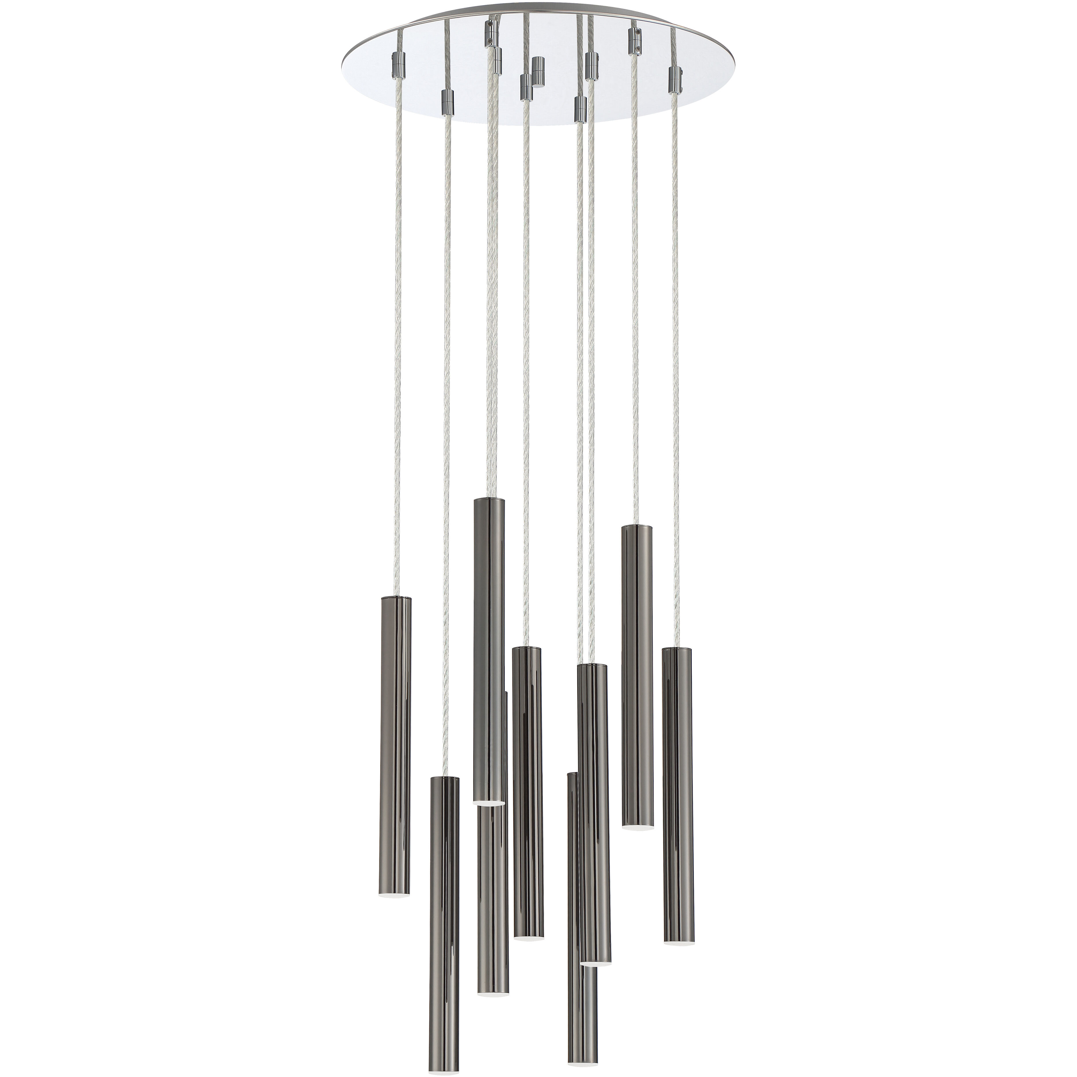 Forest LED 16 inch Chrome Chandelier Ceiling Light