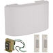 Designer White Chime Kit, White Buttons