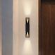 Brera 2 Light 30 inch Matte Black Exterior Wall Sconce