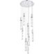 Aurora 9 Light 24 inch Chrome Chandelier Ceiling Light