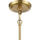 Orinoco 1 Light 8 inch Satin Brass Mini Pendant Ceiling Light