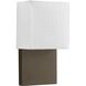 LED Sconce LED 6.75 inch Architectural Bronze ADA Wall Sconce Wall Light, Progress LED