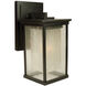 Riviera 1 Light 17 inch Oiled Bronze Outdoor Outdoor Wall Mount, Large