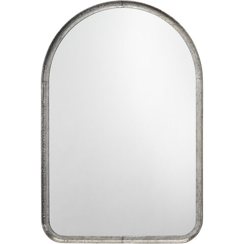 Arch 36 X 24 inch Silver Leaf Metal Wall Mirror