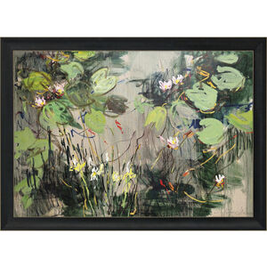 Waterside Green and Blue and Multi and Yellow Framed Art