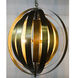 Tournant 4 Light 25 inch Antique Brass Pendant Ceiling Light