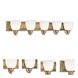 Springfield 5 Light 36 inch Antique Brass Bath Vanity Wall Light