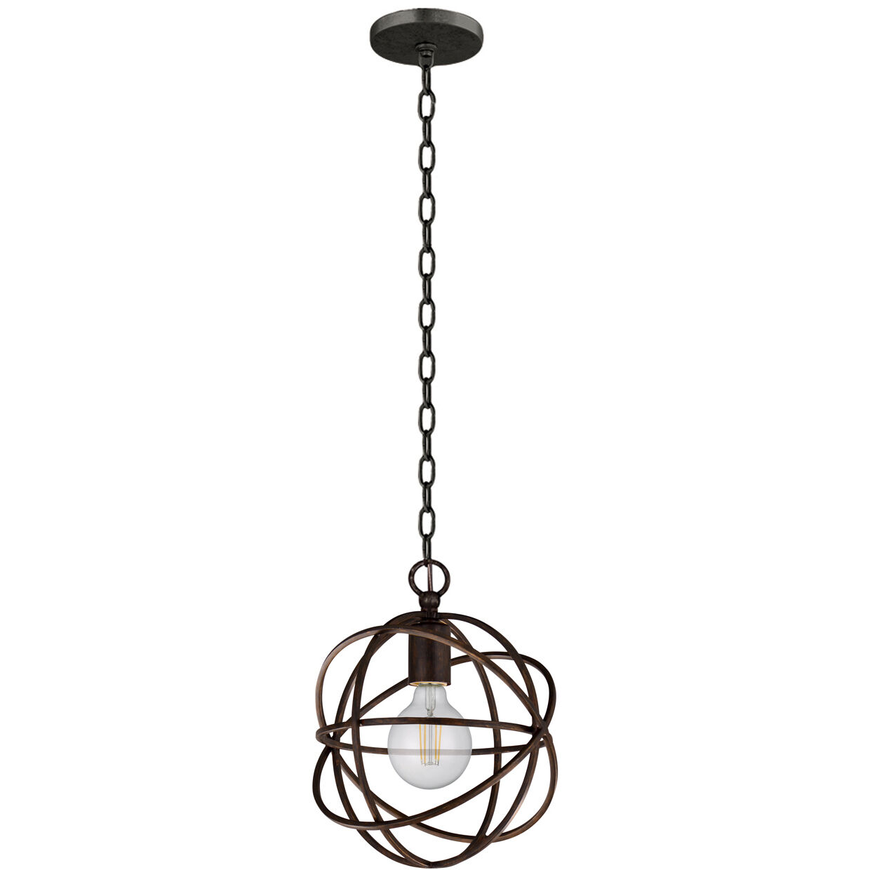 Somma Way 1 Light 9 inch Bronze Mini Pendant Ceiling Light